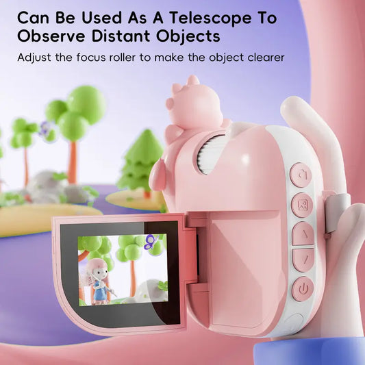 Handheld Kids Digital Microscope – 1000X Zoom with 2" LCD Screen, 8 LED Lights, Photo & Video Capture, Portable Science Toy for Ages 3–12